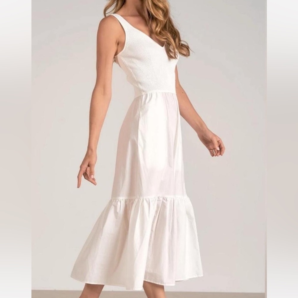 Elan Rhodes Dress White
